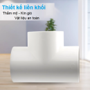 Chia gió chữ T nhựa ABS cao cấp D100, D150