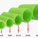 Ống gió tươi HDPE Phi 200 - GREEN