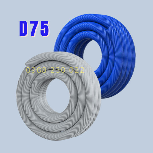 Ống gió nhựa HDPE D75 (50m/cuộn)