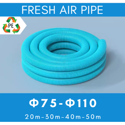 Ống gió tươi chuyên dụng XANH DƯƠNG | HDPE Fresh Air Pipe BLUE