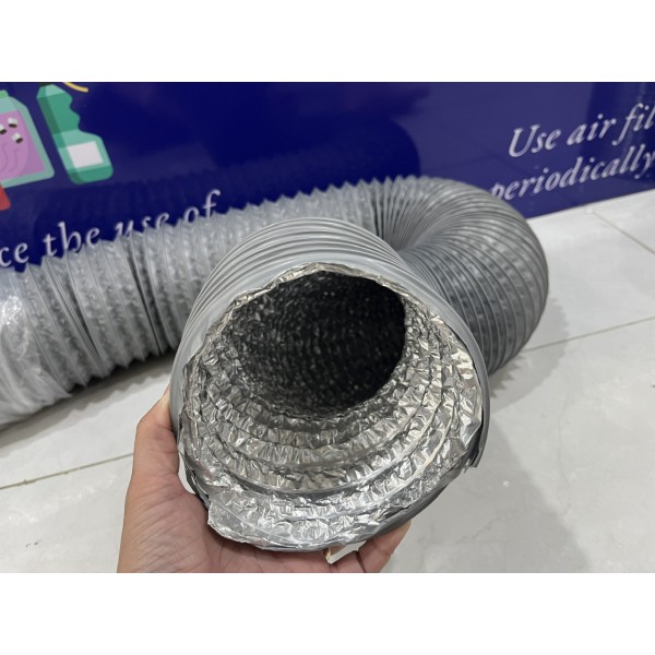 Ống gió mềm 2 lớp bọc PVC- Chuyên dụng hệ thống gió tươi sạch