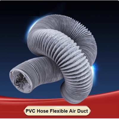 Ống gió mềm 2 lớp bọc PVC - D200 x 8m