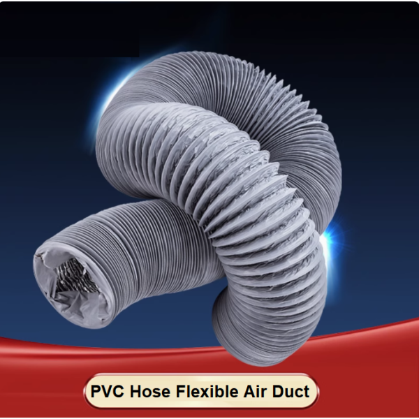 Ống gió mềm 2 lớp bọc PVC - D200 x 8m