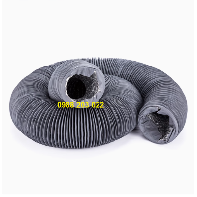 Ống gió mềm 2 lớp bọc PVC - D75 x 8m