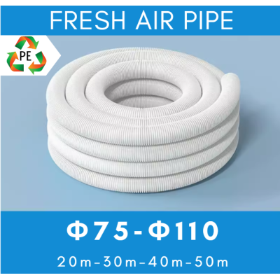 Ống gió tươi chuyên dụng TRẮNG | HDPE Fresh Air Pipe WHITE
