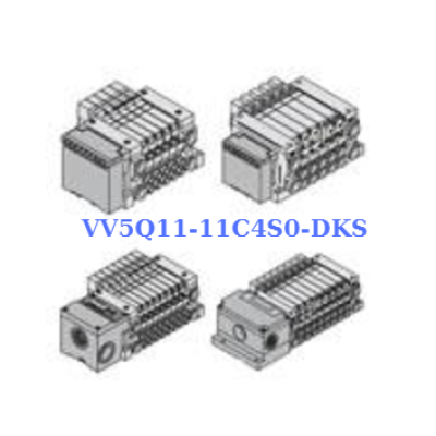 Đế van SMC VV5Q11-11C4S0-DKS