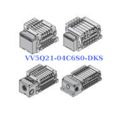 Đế van SMC VV5Q21-04C6S0-DKS