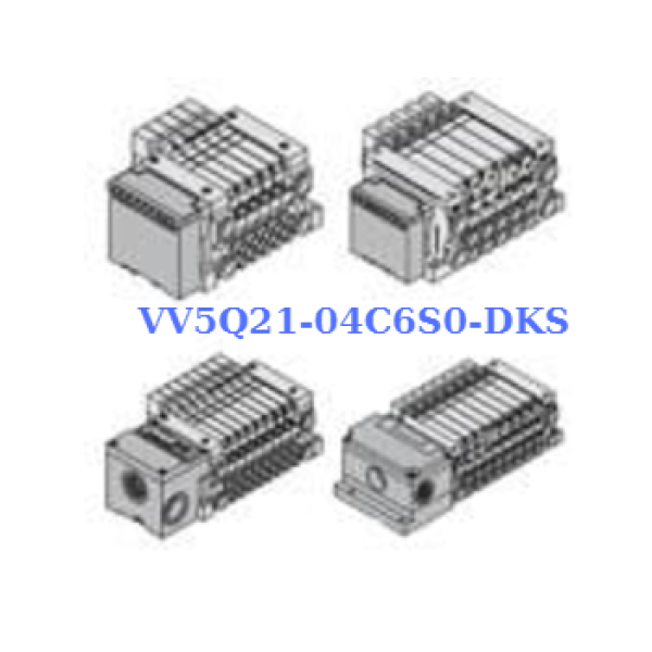 Đế van SMC VV5Q21-04C6S0-DKS