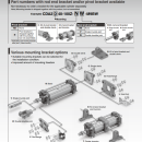 Xy lanh khí SMC CDA2F40-200Z