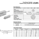 Xy lanh khí SMC CUW20-20D